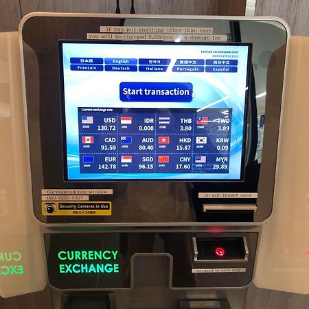 Omo Kansai Airport By Hoshino Resorts Izumisano Eksteriør billede Currency exchange machine at the airport